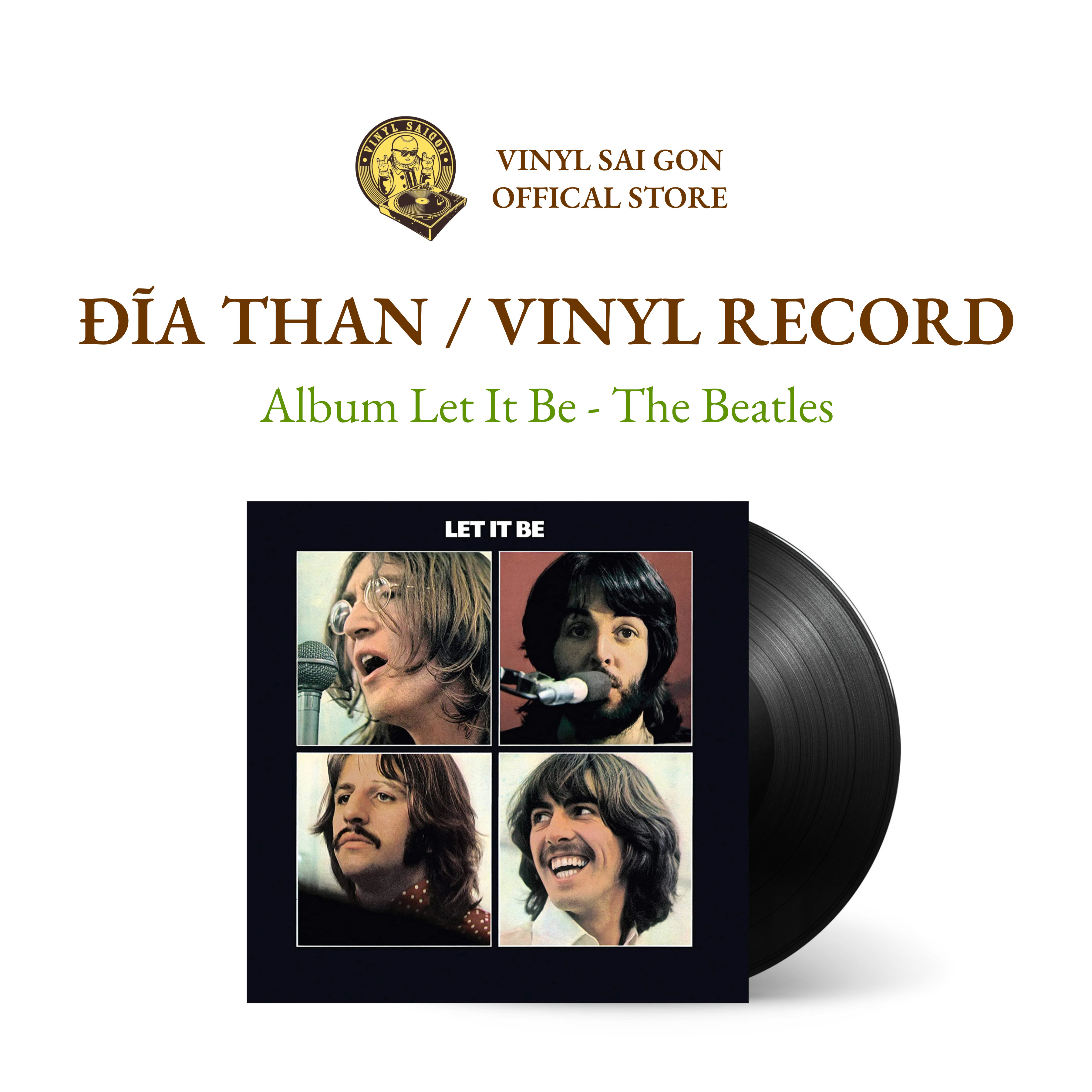 Đĩa than album let it be - the beatles