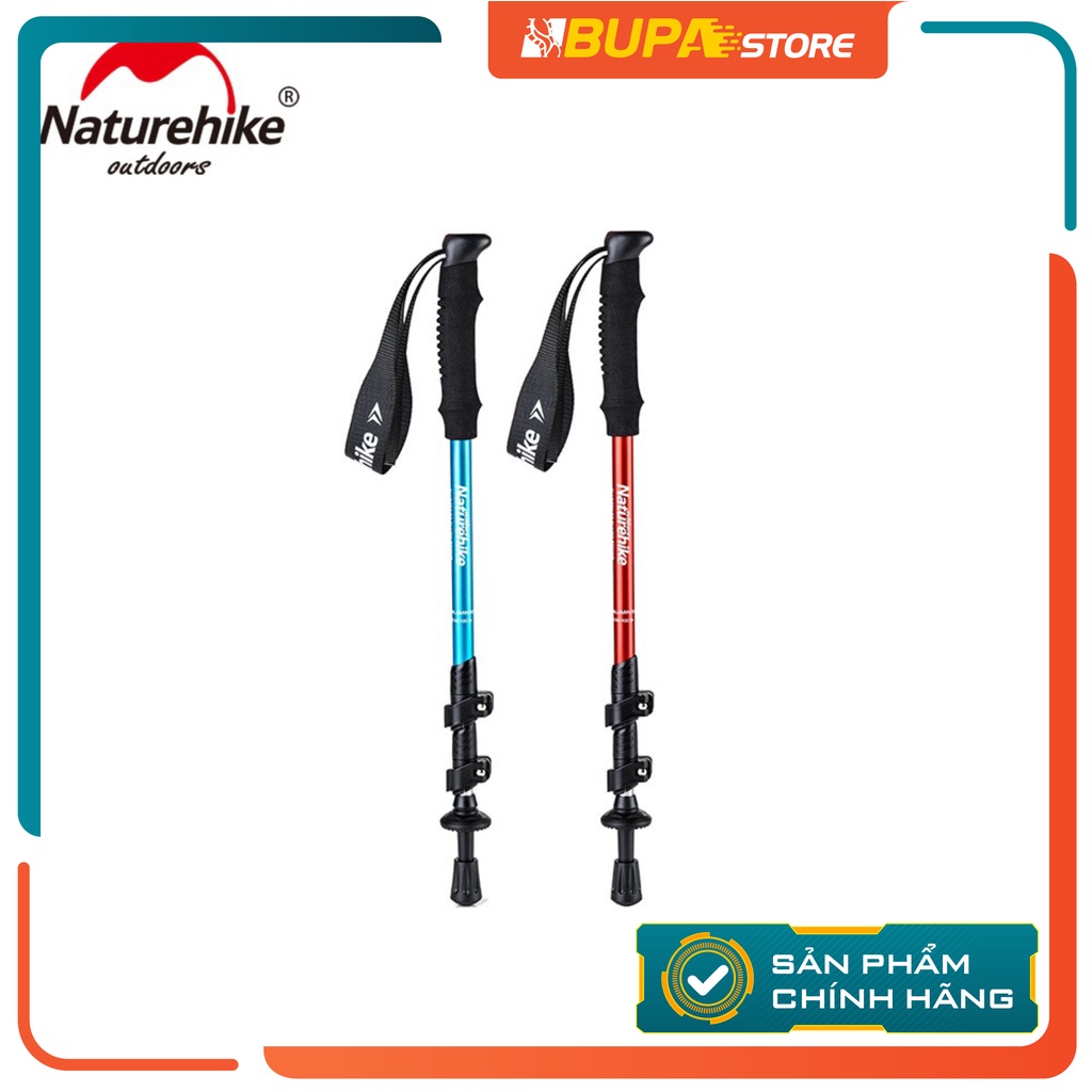 Gậy leo núi trekking Nature Hike NH17D001-Z - gấp gọn, tiện dụng, màu sắc đa dạng