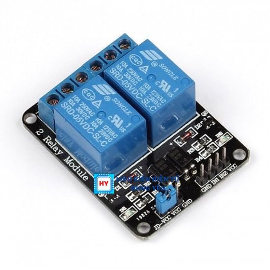 Module 2 relay với opto cách ly