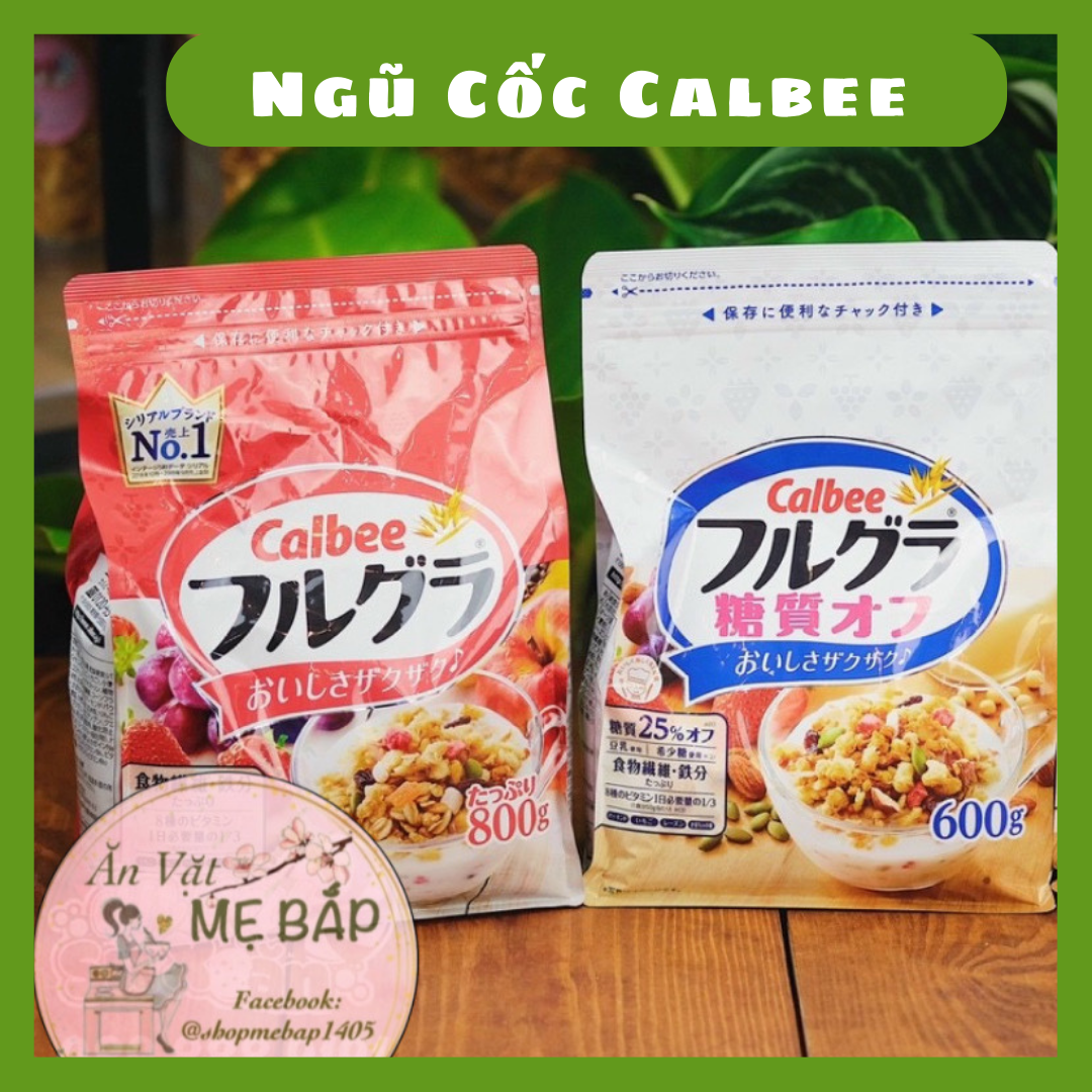 Ngũ cốc nhật bản calbee 800g - giảm cân, healthy - bách hoá nhà bắp