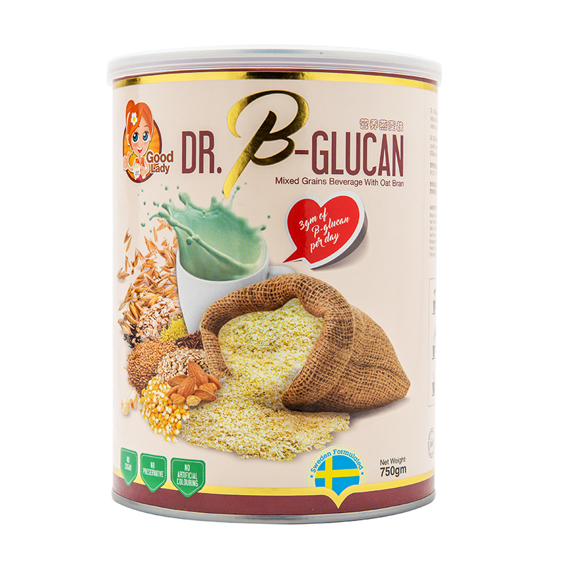 Sữa hạt ngũ cốc dinh dưỡng hữu cơ cao cấp 22+ Dr.B-Glucan (dành cho người tiểu đường và ăn kiêng) - Hộp 750g