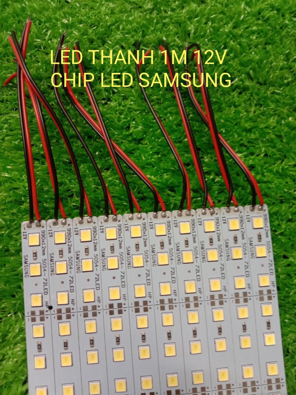 Đèn LED thanh 1m chip led samsung điện 12v dùng trang trí kệ,tủ trưng bầy