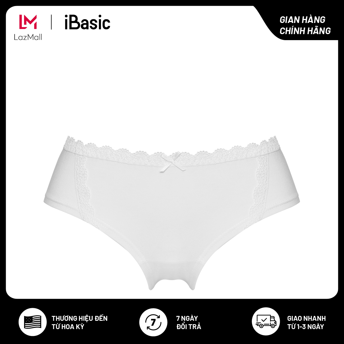 Quần lót học sinh cotton bikini iBasic PANT026