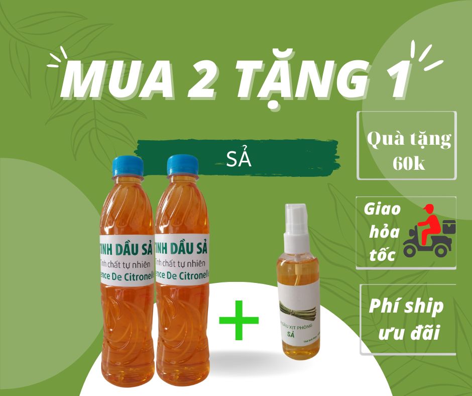 Tinh dầu sả lau nhà, chai 500ml