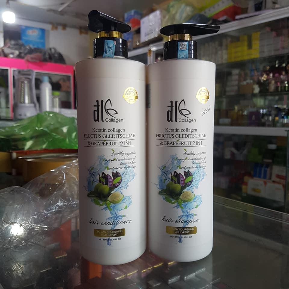 Cặp gội xả bồ kết bưởi Đle