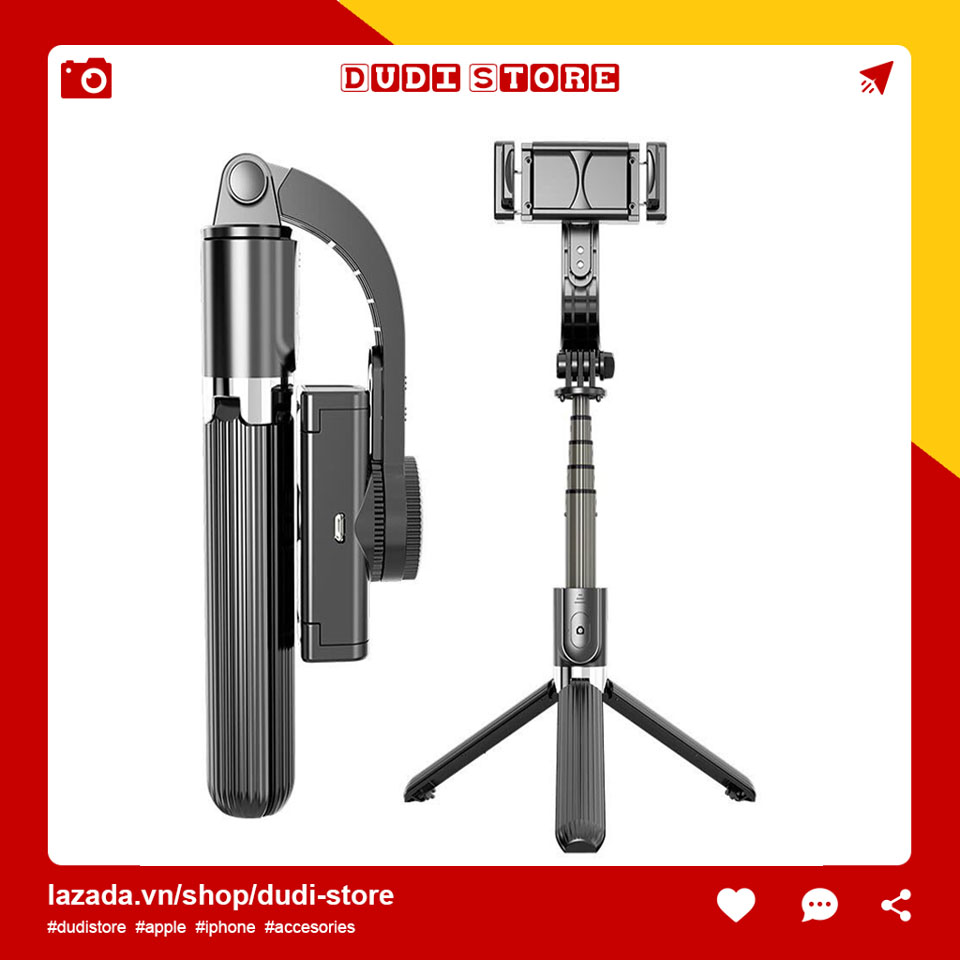 Gậy gimbal stabilizer L08 chống rung quang học - hỗ trợ quay vlog