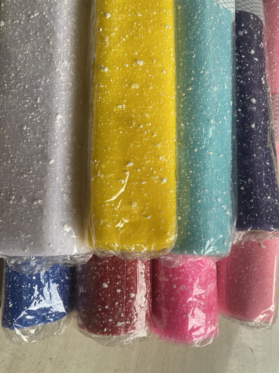 2 mét Giấy lưới tuyết gói hoa chọn màu tùy ý