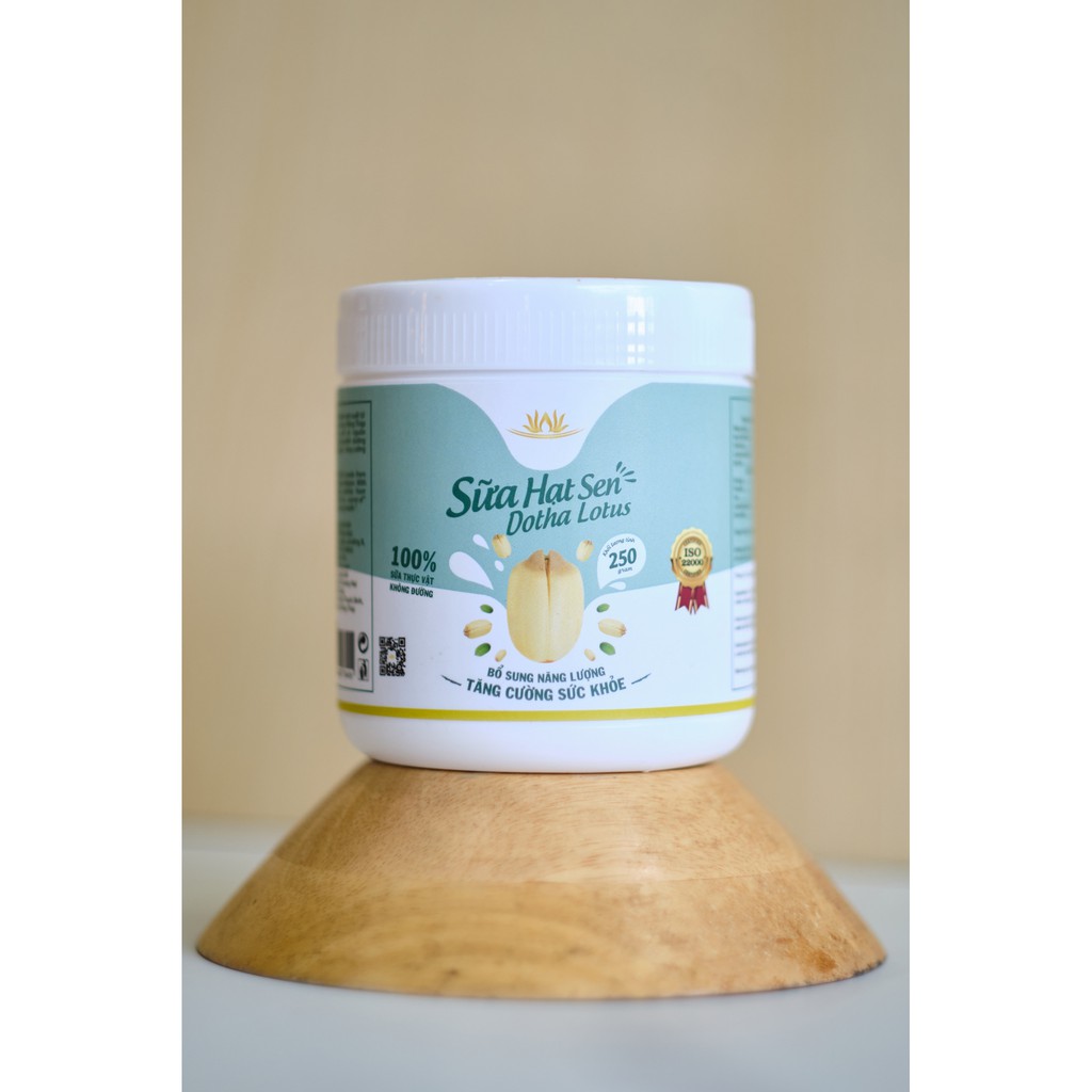 Sữa hạt sen sữa hạt nguyên chất Dotha Lotus vùng Đồng Tháp tăng cường sức khoẻ bổ sung năng lượng hộp 250g