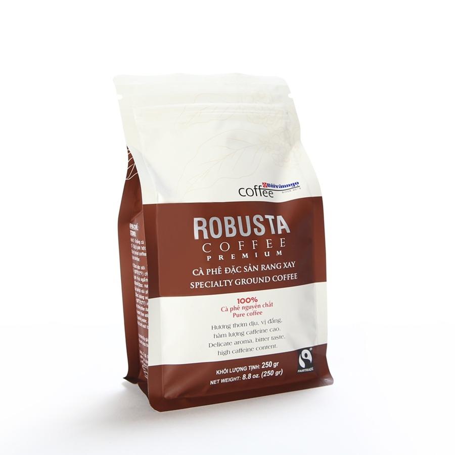 Cà phê rang xay đặc sản robusta bùi văn ngọ