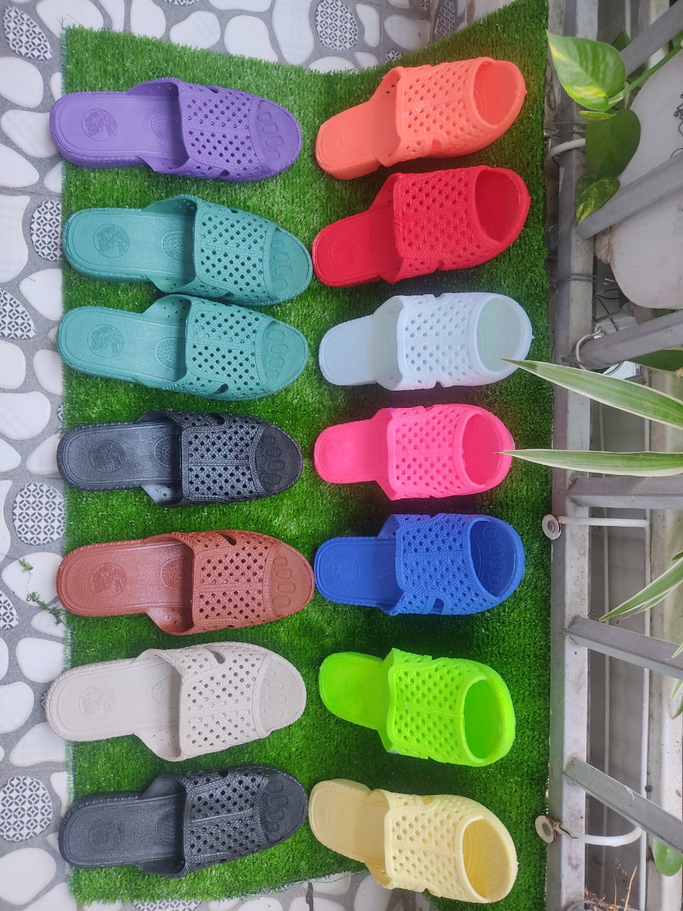 HCM Dép Tổ Ong Loại Dày hàng đẹp loại 1 bao bền siêu đẹp..Đủ size đủ màu..Dép nhựa dép quai ngang.