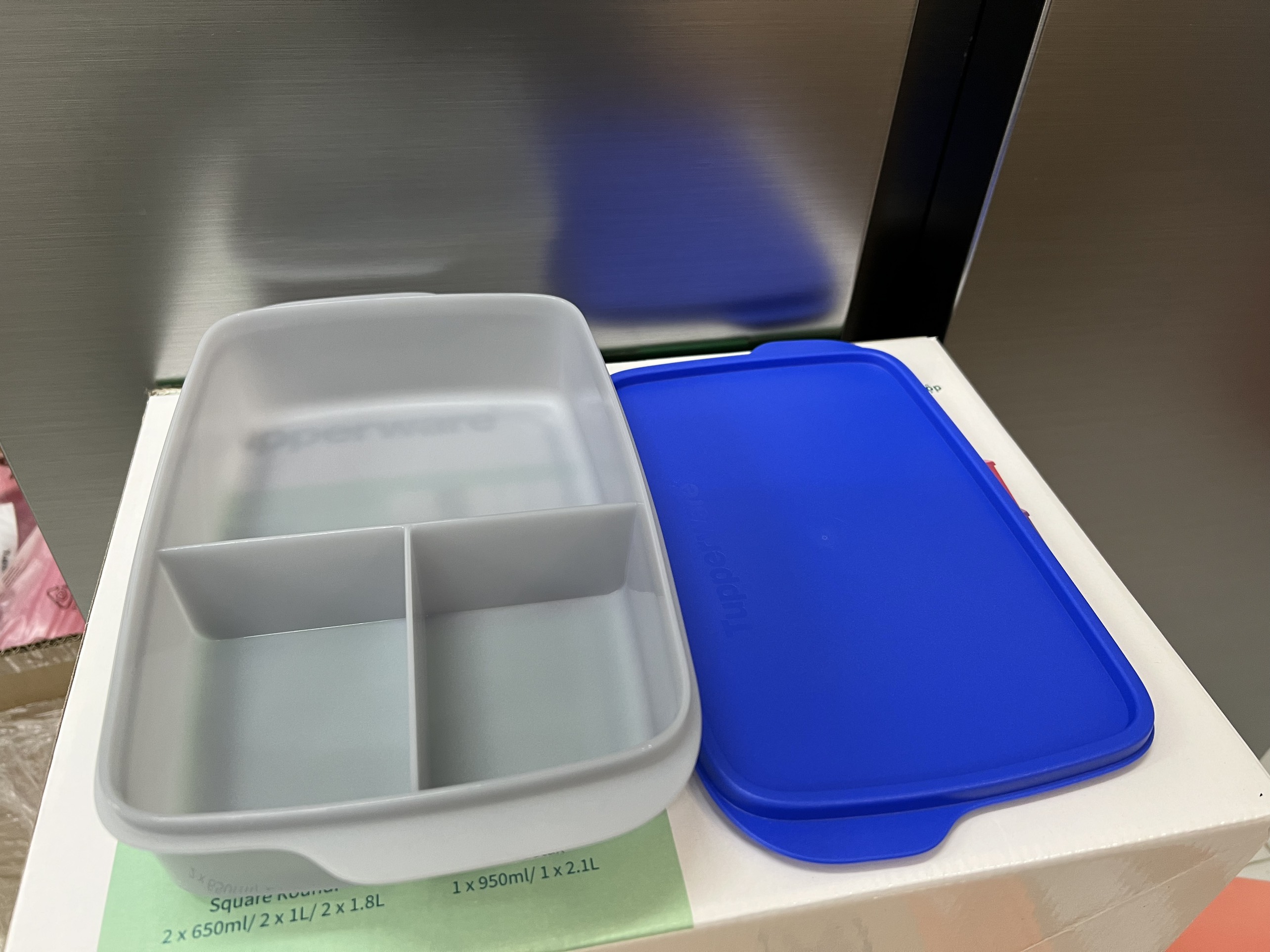 Hộp cơm cool teen 1L, tupperware, màu Xanh đậm, tiện ích cho dân văn phòng