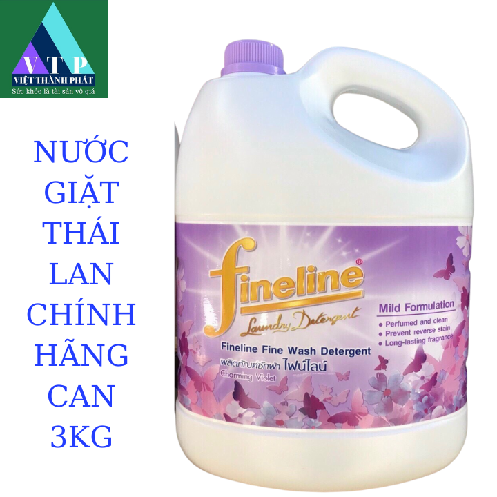 Nước giặt xả FINELINE thái lan can 3000ml, Chính hãng thái lan uy tín chất lượng