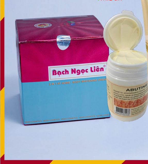Combo kem body bạch ngọc liên & kích trắng abutine 3c3