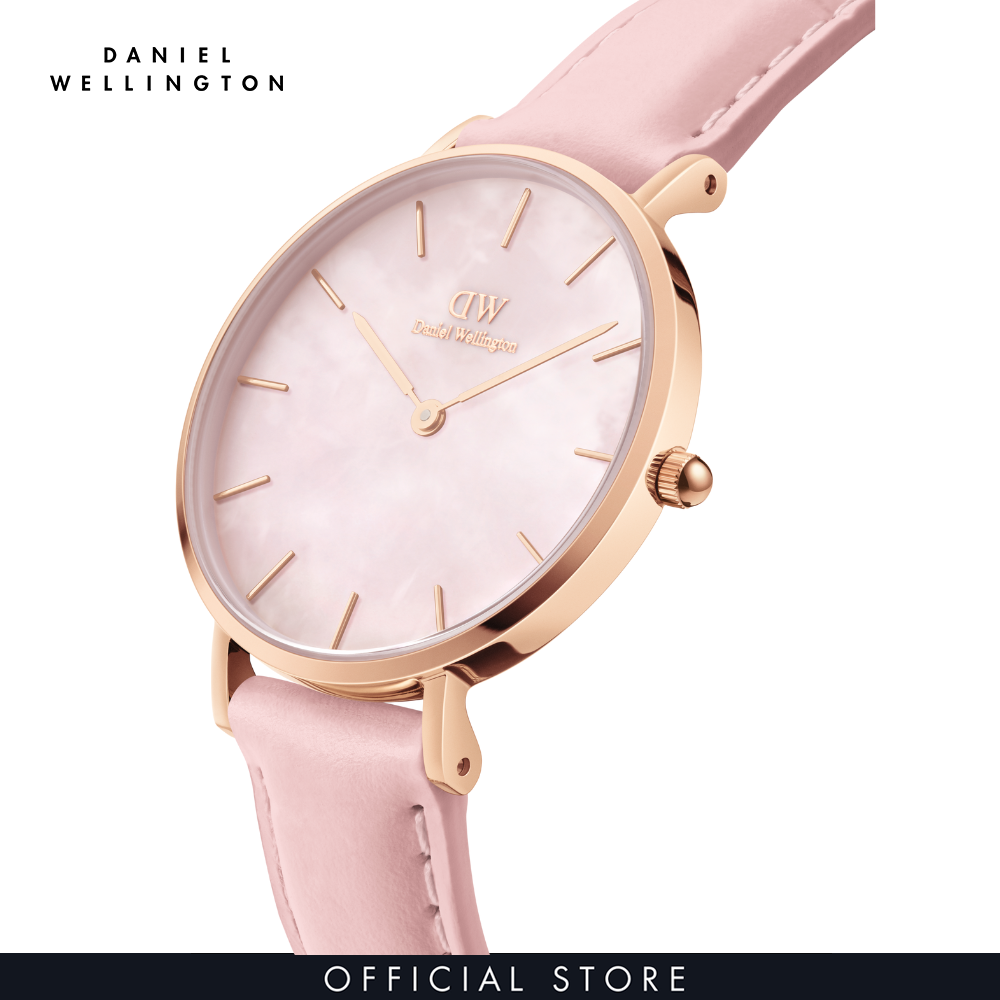Đồng hồ Nữ Daniel Wellington Dây Da - Petite Cherry Blossom 28MM DW00100633