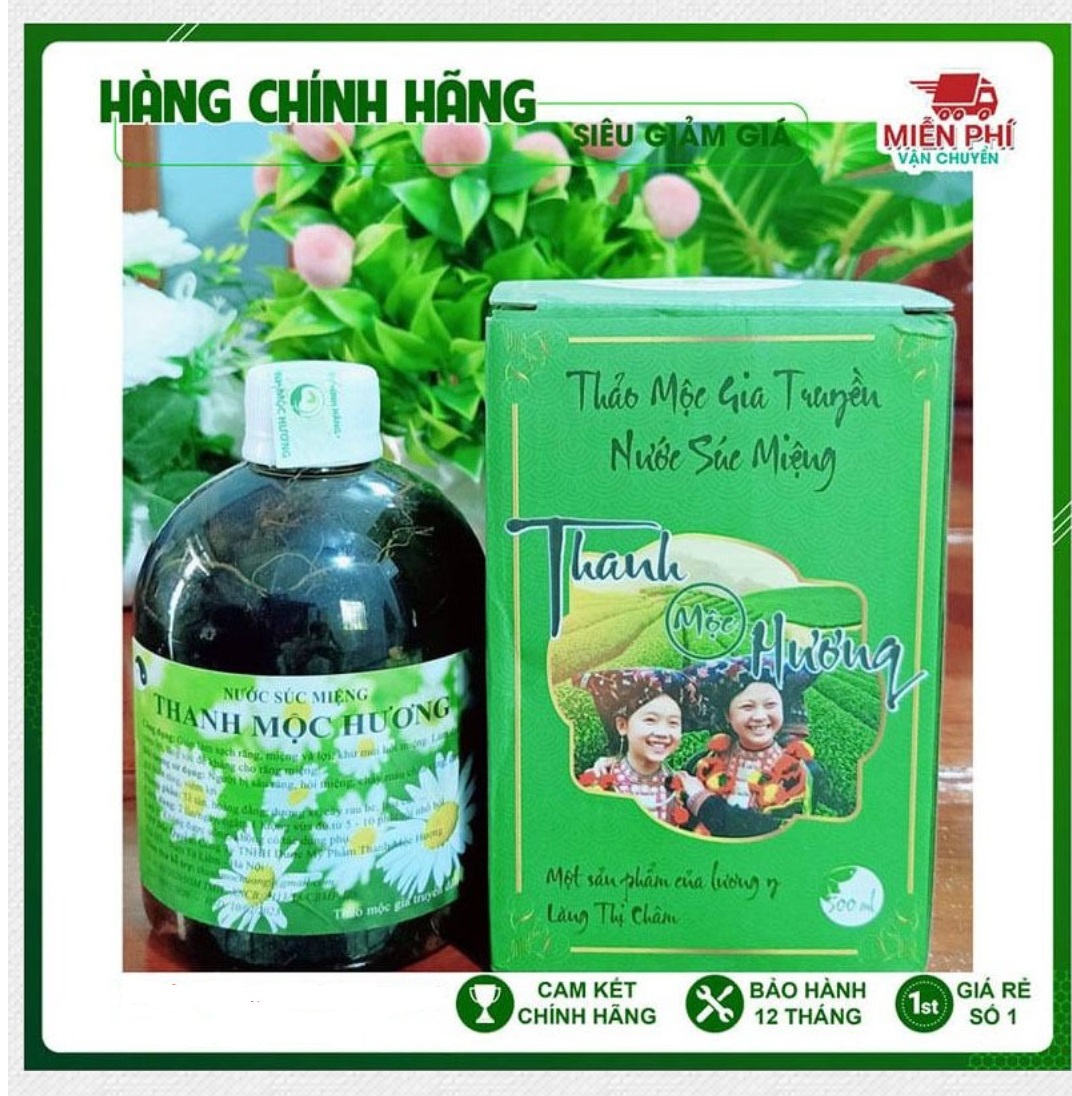 Nước súc miệng thảo dược thanh mộc hương - Thu Vân Thanh Mộc Hương