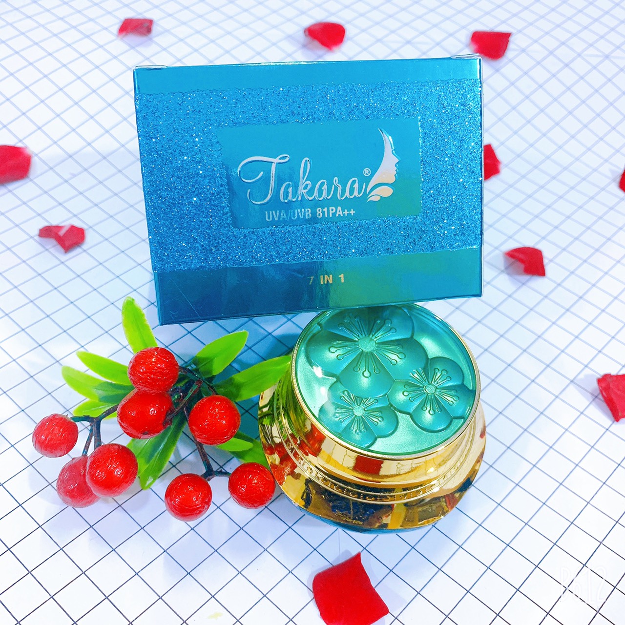 Kem mụn thâm, ngăn nhờn, kháng khuẩn takara 7in1 25gr
