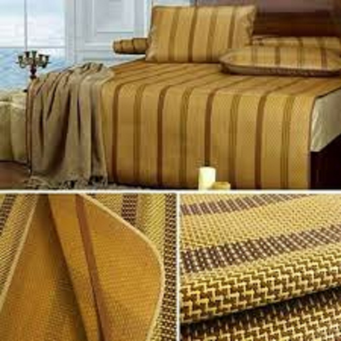 Chiếu mây điều hòa chất liệu sợi mây tổng hợp thoáng mát, dễ dang vệ sinh, kích thước 140 x 200 cm