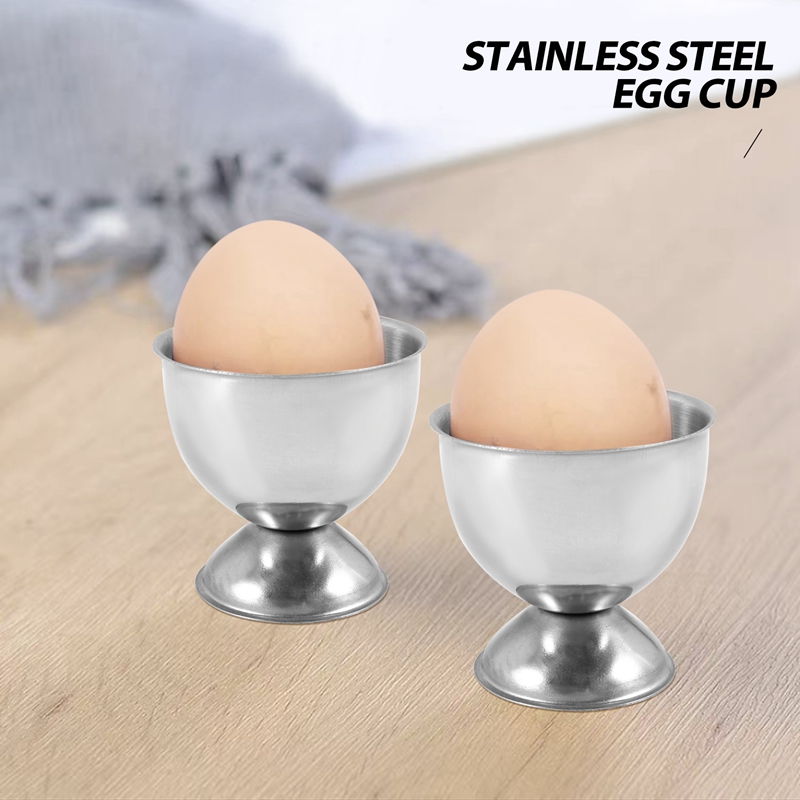 Stainless Steel Egg Cups for Soft & Hard Boiled Eggs Set of 8 Egg Holder  Tray Kitchen Tool - Yahoo Shopping