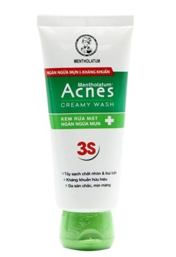 Kem sữa rửa mặt ngừa mụn Acnes 50g