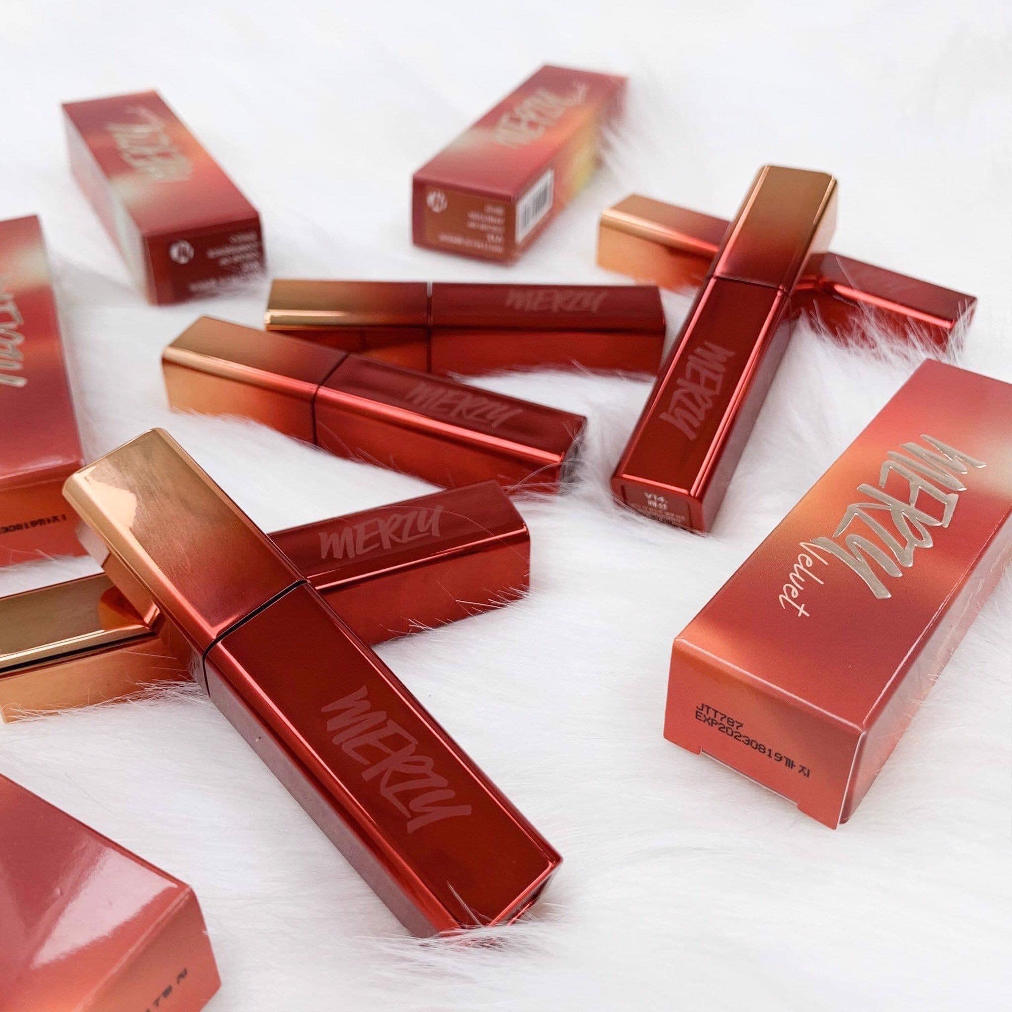 Son kem lì merzy the first velvet tint season 3 vỏ đỏ - lamii beauty
