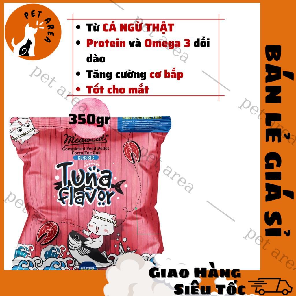 Hạt mèo meowcat adult 350g mọi lứa tuổi, thức ăn cho mèo vị cá