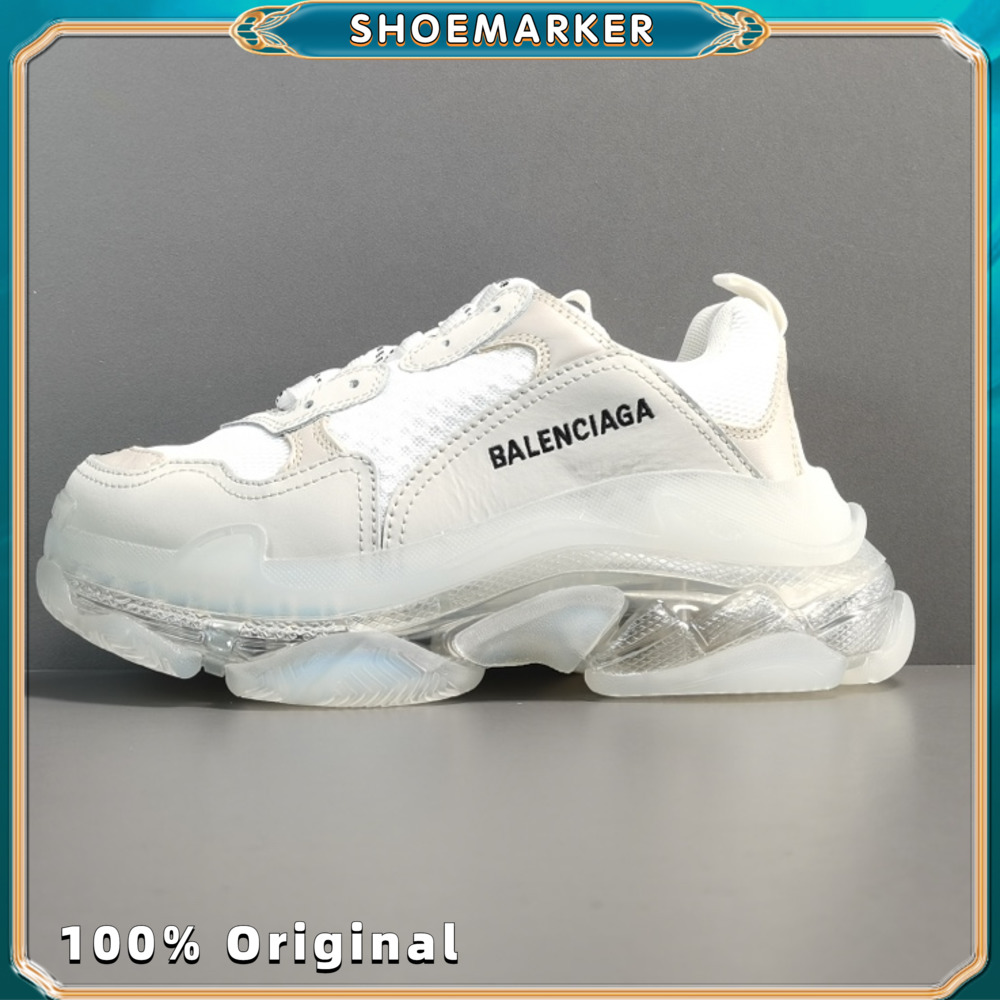 Balenciaga Womens Triple S Clear Sole Chunky Top Sneakers  Bloomingdales