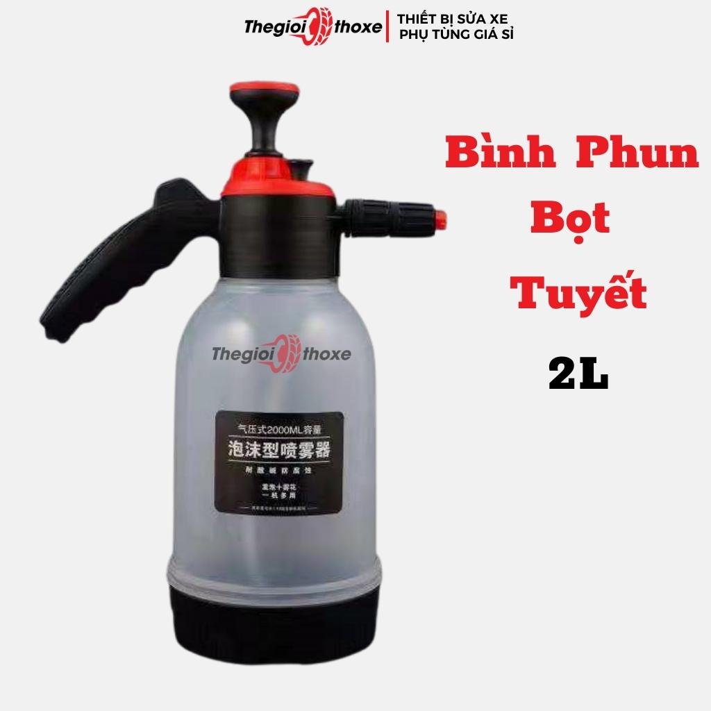 Bình tạo bọt tuyết bằng tay - xịt bọt tuyết rửa xe chuyên dụng | Thế Giới Thợ Xe