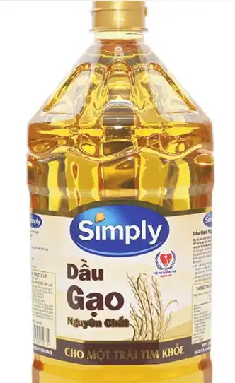Dầu gạo lứt Simply can 2L