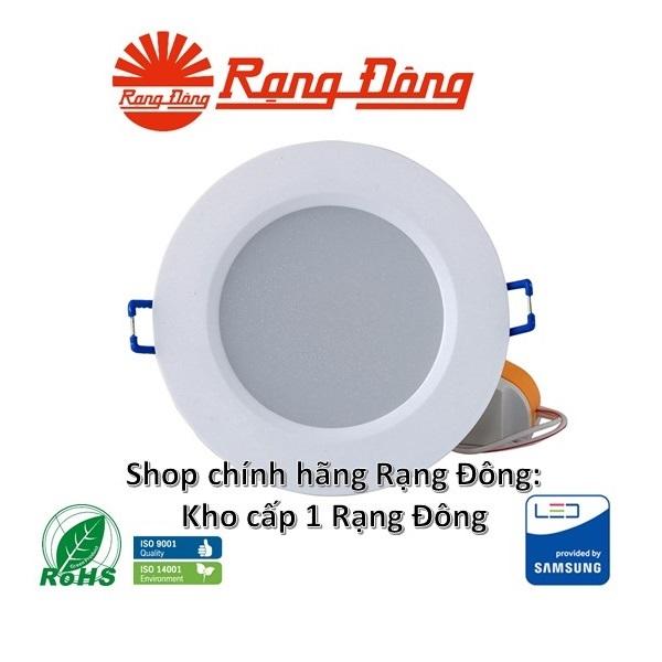 Đèn led âm trần rạng đông 3w փ76, samsung chipled