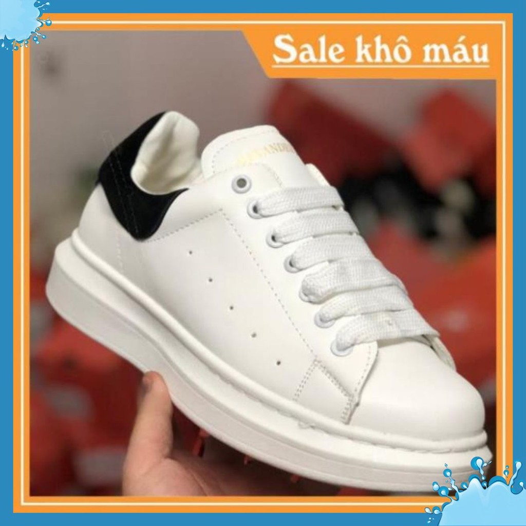 ❂♛✼ giày sneaker mcq🔥𝐒𝐢ê𝐮 𝐑ẻ🔥 trắng giày mc queen tăng chiều cao 5cm đủ size nam nữ