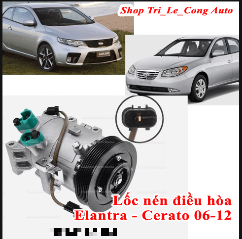 Forte 08-12 Lốc lạnh Cerato hệ thống máy bơm KIA Hyundai Elantra nén điều hòa bộ puly đầu mặt hít I30 động cơ 1.6 2.0 Giá 3,641,359 Đồng*Miễn phí vận chuyển