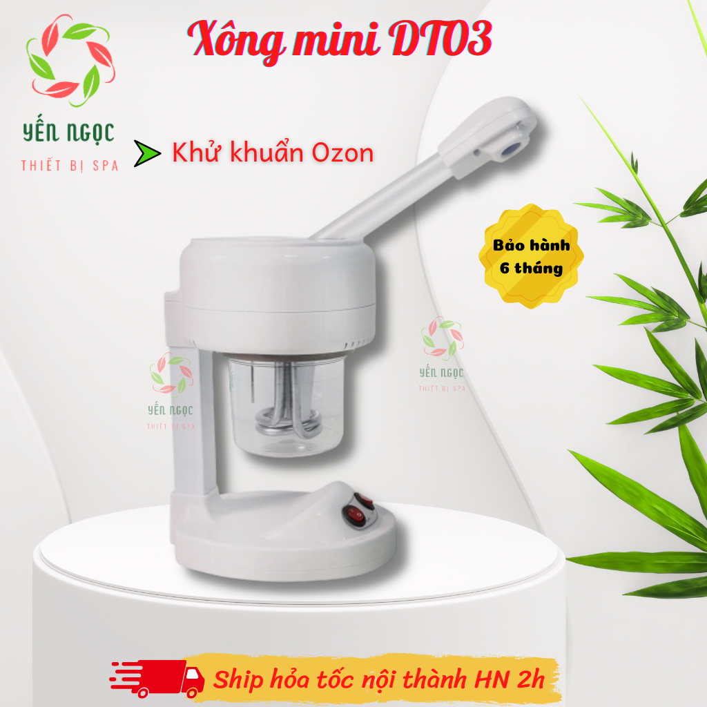 Máy xông mặt mini dt03 | máy xông mini 1 cần nóng dt03 tiện lợi