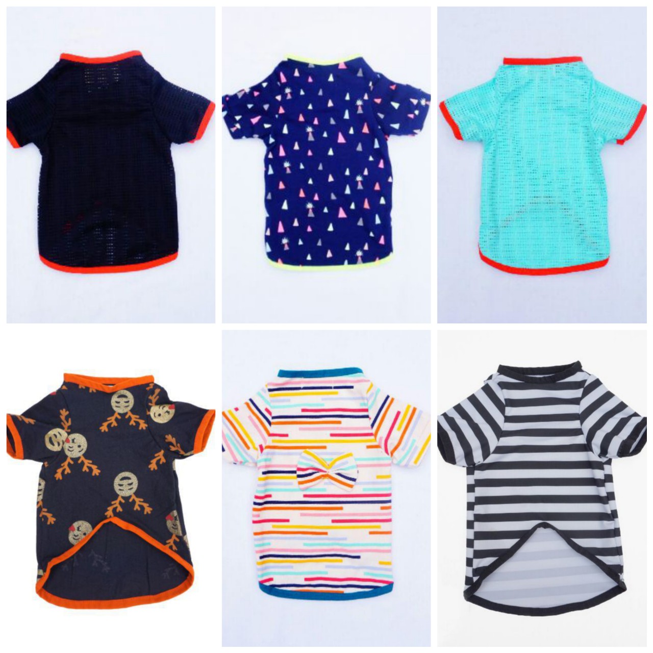 Áo cho Thú cưng, Áo hai tay sọc đen trắng PD018