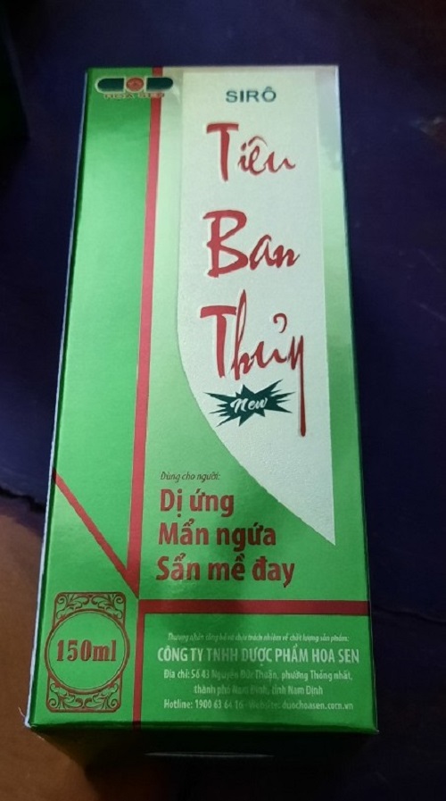 Tiêu ban thủy giải độc tiêu ban