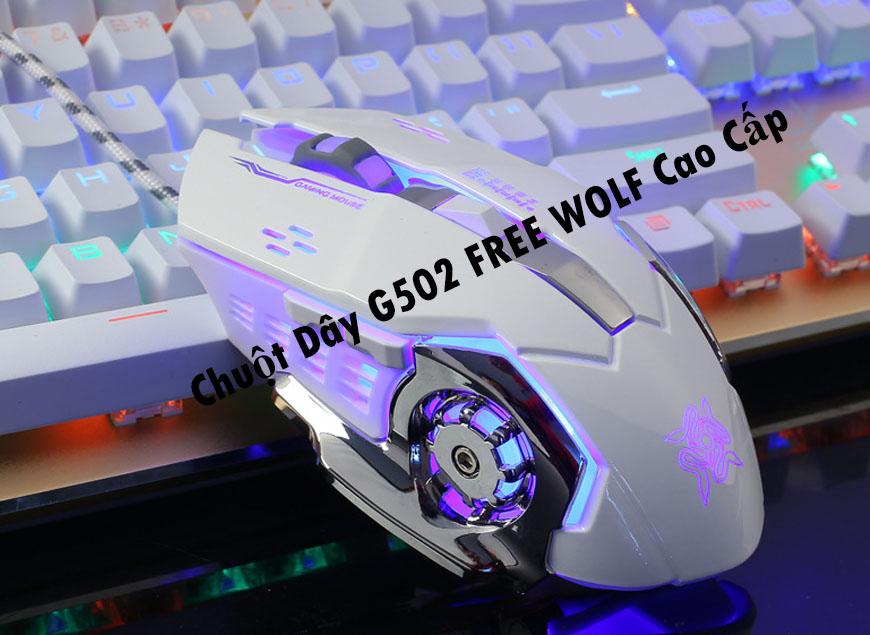 Nơi bán Chuột chơi Game, Chuột Chơi Game Tốt Giá Re, Chuột Máy Tính Chơi Game, Chuột Game Thủ, Chuột G502 FREE WOLF Cao Cấp, Tương Thích Tất Cả Máy Tính, Chuột Nhạy, Hệ Thống Màu Đặc Sắc, SALE 50%,....