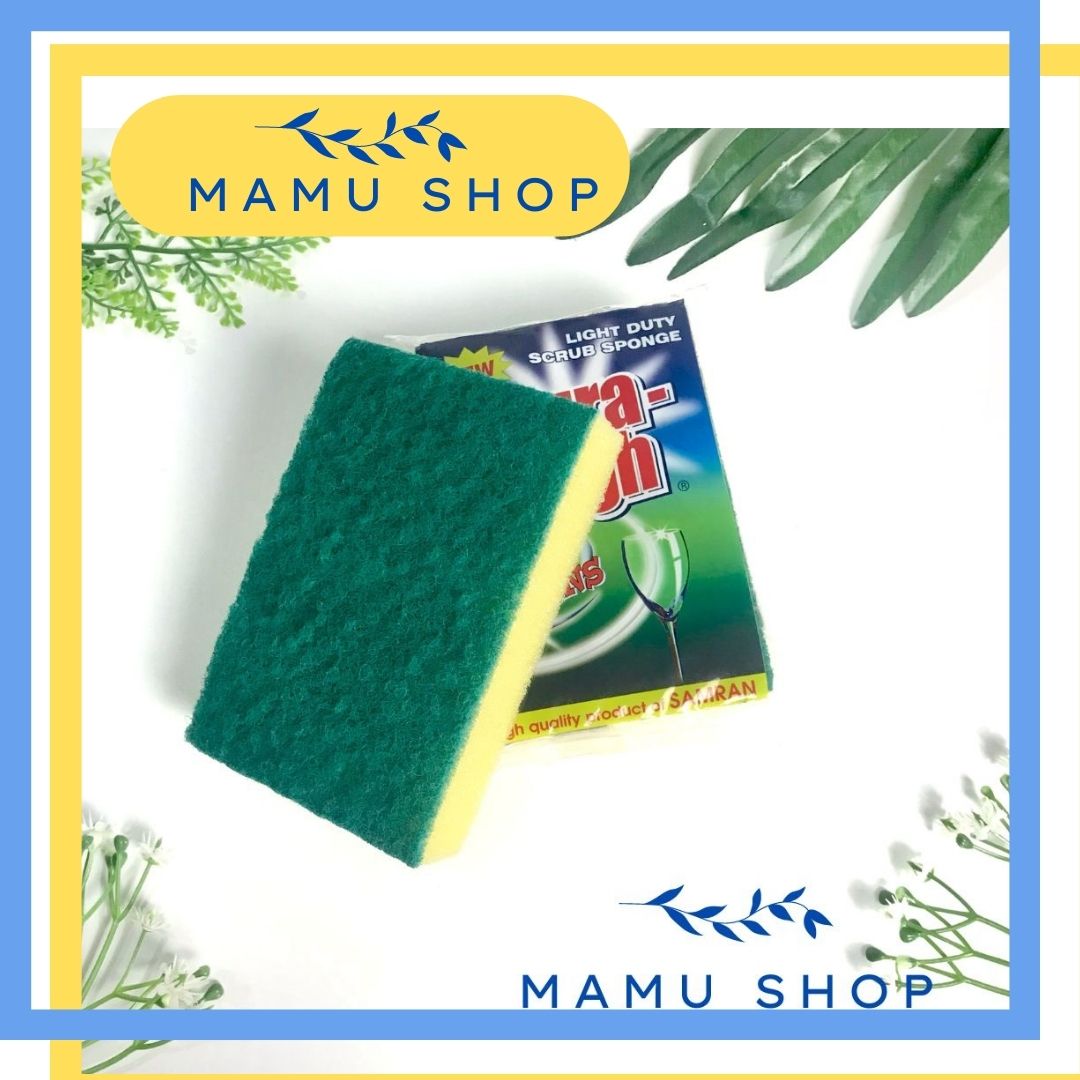 Miếng rửa chén bát mút rửa chén Mamu shop siêu sạch Dura tough