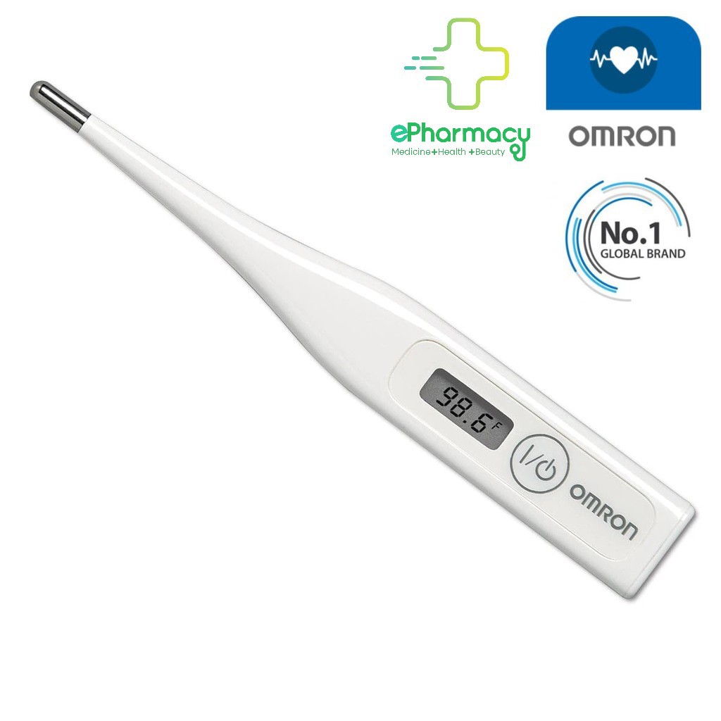 Nhiệt kế omron điện tử - omron mc-246 digital thermometer hàng chính hãng