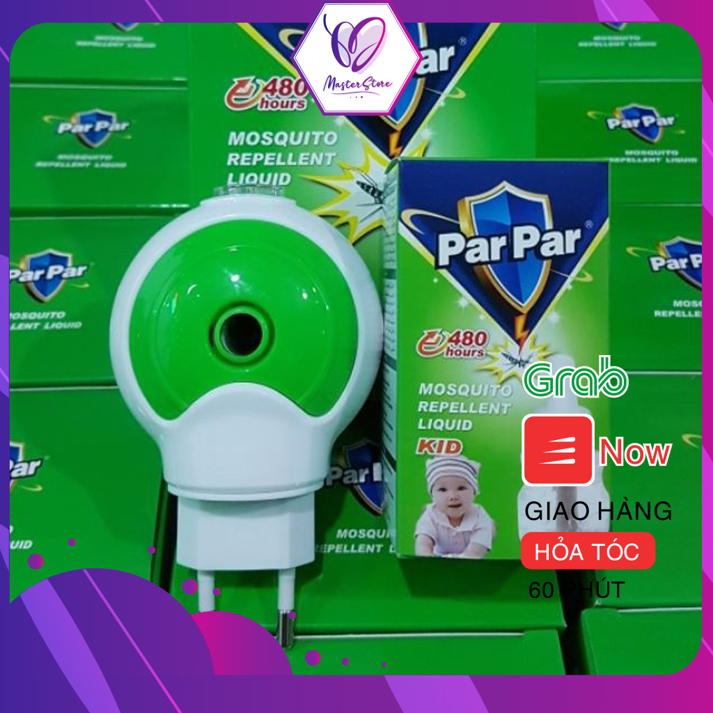 Máy đuổi muỗi Par Par xông tinh dầu an toàn cho gia đình Master Store