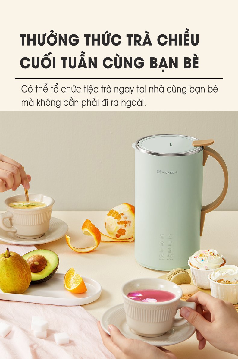 Máy làm sữa hạt Mokkom 600ml