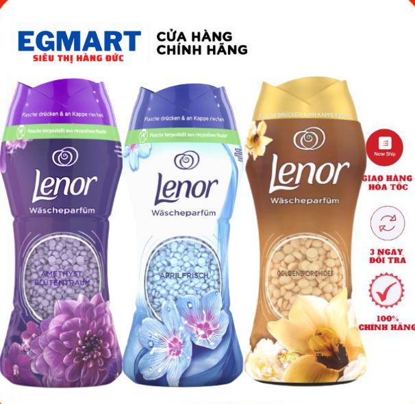 Viên Giặt Xả LENOR 210g, viên giặt thơm, viên giặt thơm của Đức, Lenor Unstoppables Fresh Nước hoa cam quýt và trái cây với hương hoa nhẹ