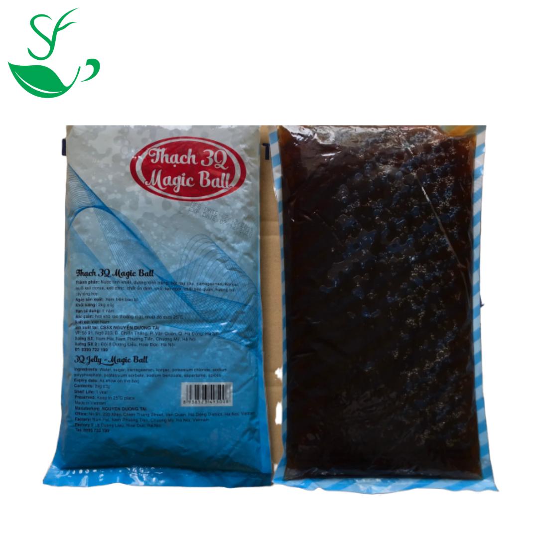 Trân Châu 3Q Magic Ball Caramel 2kg - Trân Châu Giòn, Ngon Tiện lợi không cần Nấu
