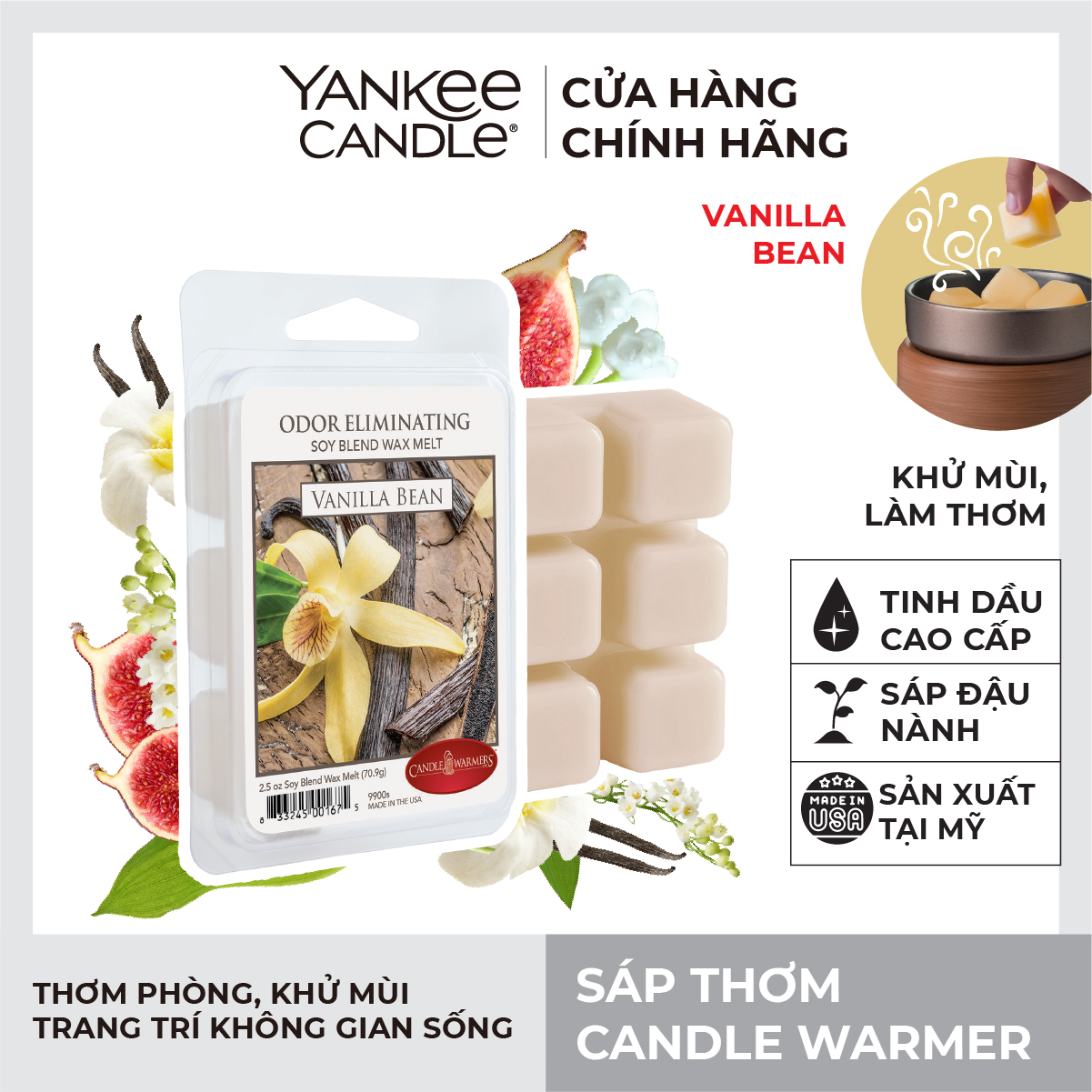 Sáp thơm Candle Warmer - Vanilla Bean