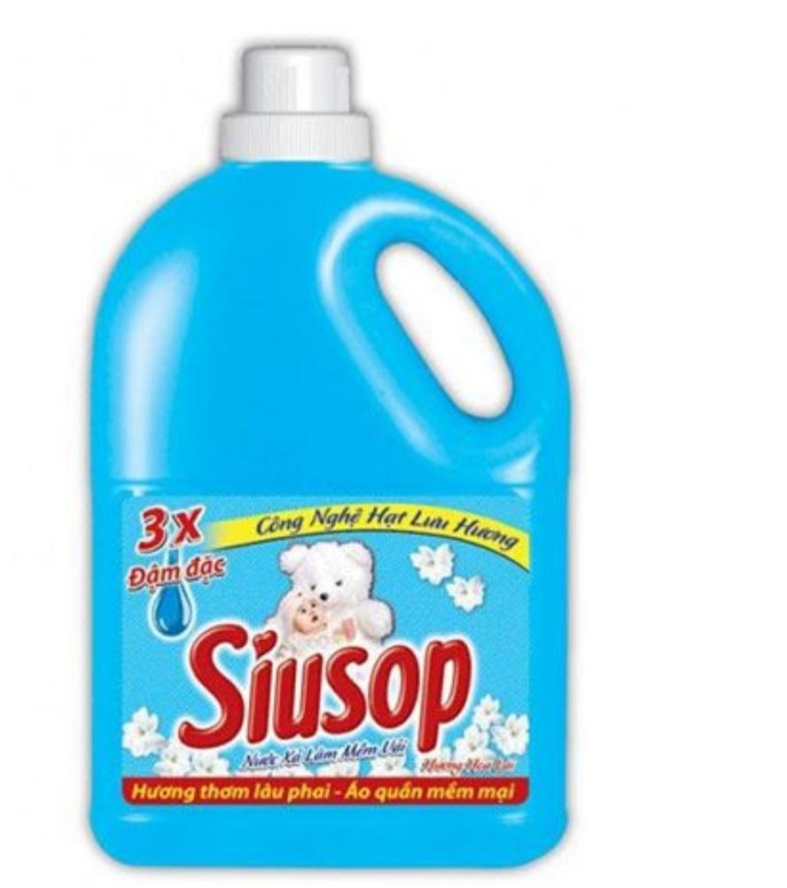 Nước xả vải siusop hương hoa lài, can 3,8l