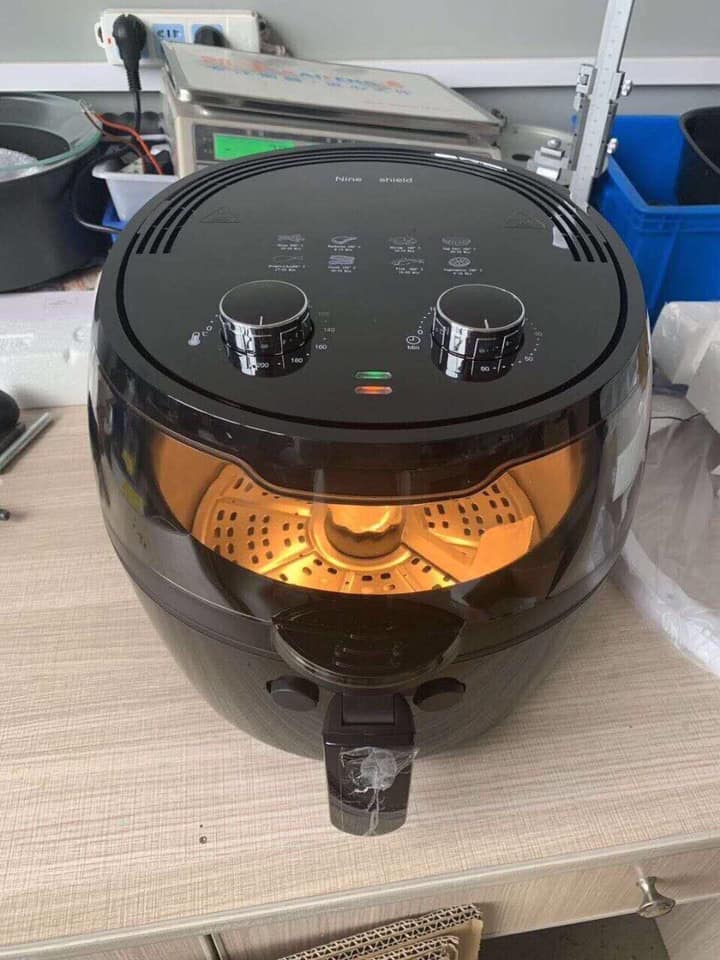 Nồi chiên không dầu nine shield 8l cơ