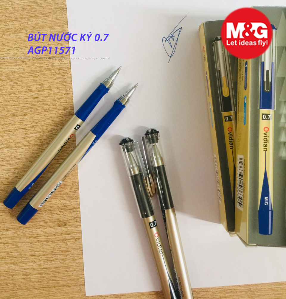 Bút ký mực nước chất lượng giá tốt nét 0.7 AGP11571 mực từ Nhật Bản, ký cực êm và đều nét Vpp Sáng tạo quà tặng kèm đơn Cứ mua là có quà