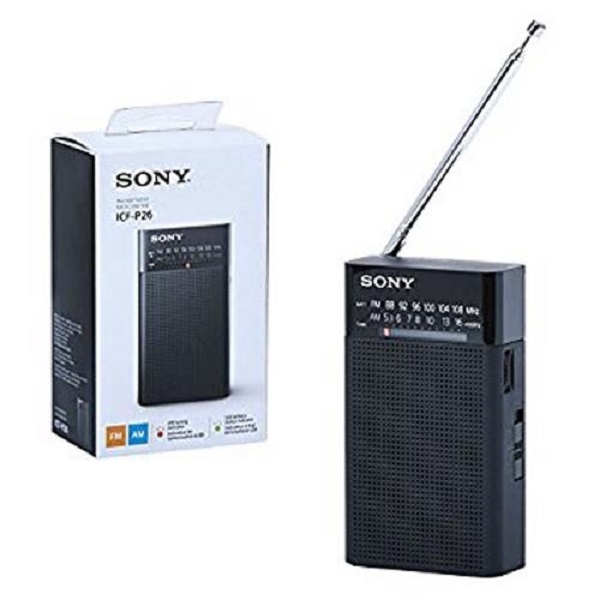 ĐÀI RADIO BỎ TÚI  SONY ICF-P26 CHUẨN HÃNG