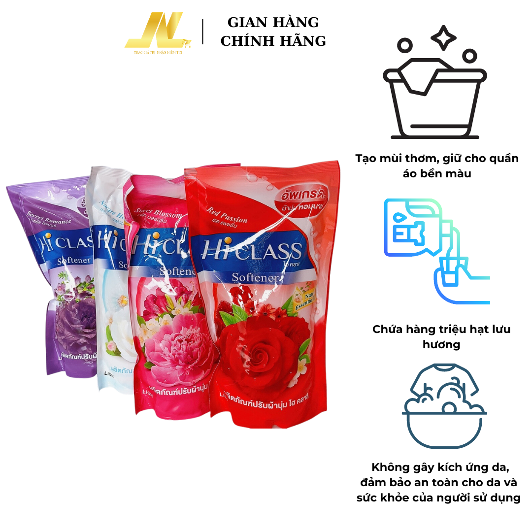 Nước xả vải đậm đặc hi class thái lan 550ml