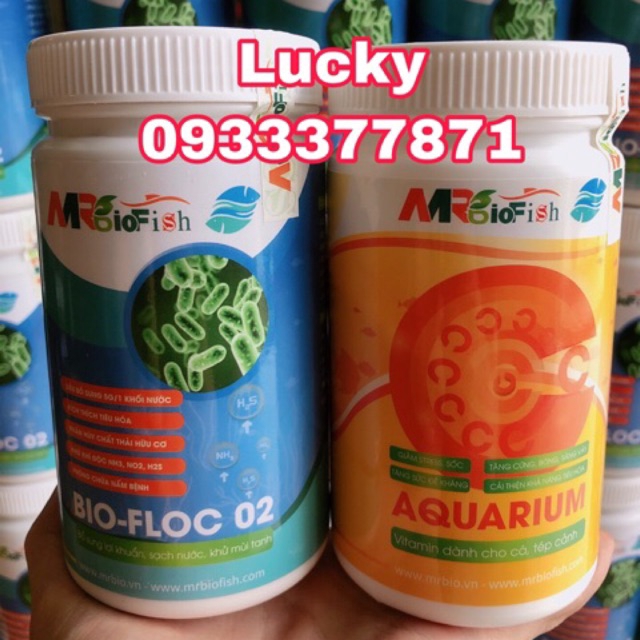 Combo Men Vi Sinh Dạng Bột Và Vitamin C Của Mr Bio Fish - Hàng Công Ty