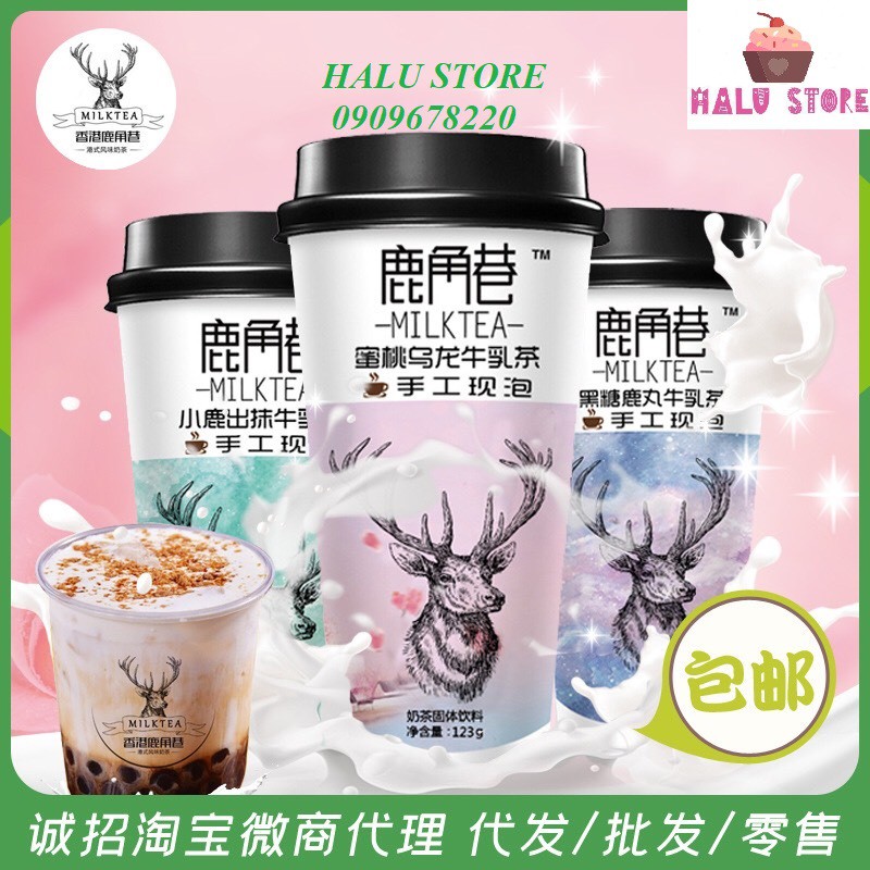 [HOT]Trà sữa tự pha The Alley kèm topping Hộp 123g - Đài Loan