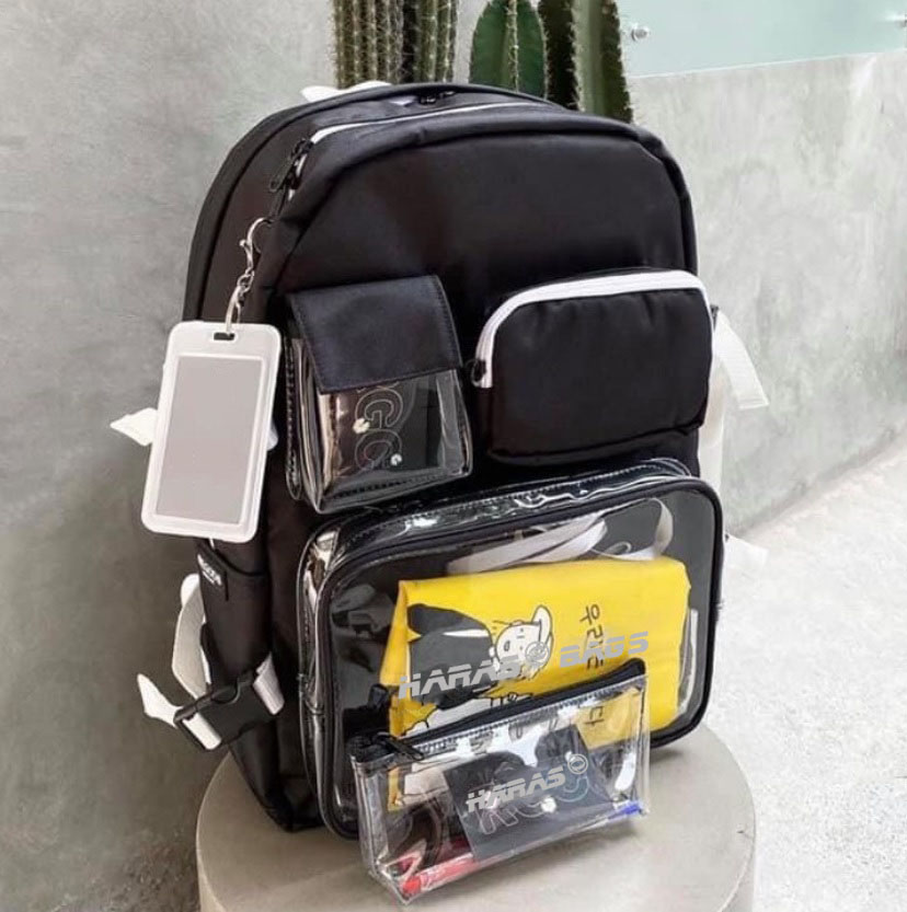Balo thời trang phong cách Hàn Quốc HARAS tặng hộp bút HR280
